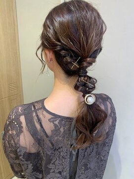 ローレンプラス(LOREN+) 透明感髪質改善ベージュダブルカラーミルクティーグレージュ