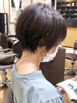 スミヤ(SUMIYA)&nbsp;大人可愛い20代30代40代黒髪前下がりショートボブ/鹿児島