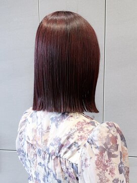 ロンド ロワール 門前仲町(Lond Loire) ボブショートボブ縮毛矯正ベージュグレージュ門前仲町