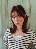 大人女子力・オフィス・艶髪・重めミディアム/くびれカール/小顔