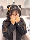 くまみみ【クランソア】ヘアメ/ヘアセット/心斎橋