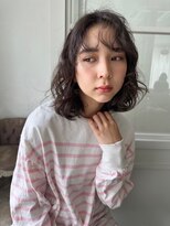 ロンド ボーイ 表参道(Lond BOY)&nbsp;ウェーブミディアム×顔周りレイヤーカット髪質改善[表参道]