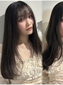 2way layer 巻いても巻かなくてもかわいい韓国風レイヤーカット