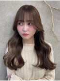 韓国風巻き髪