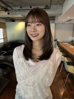 ノラジャーニー(NORA Journey) 【あきら】ミディアムレイヤーカット顔まわりレイヤー韓国ヘア