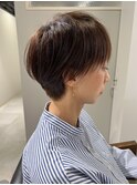 40代からの骨格補正ショート◇美シルエット