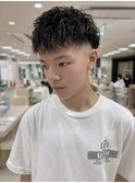 ツイストパーマ/フェード