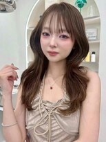 サンドレオ 新宿店(sand Leo)&nbsp;オリーブグレー/ブリーチなし/マロンベージュ/黒髪/小顔/新宿