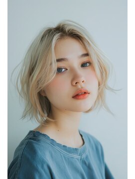 ヘアサロン エヌ 銀座(hair salon N) ハイトーンボブ髪質改善白髪染め20代30代40代銀座東銀座