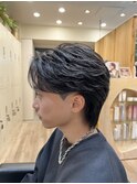 MEN’S HAIR/サーフカール/刈り上げセンターパート/髪質改善