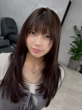 ハーシーバイアポロ 相模大野(HERSHE by apollo) ミディアムヘア/暗めカラー/グランマッシュ/レイヤーカット