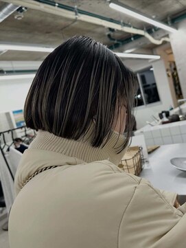 テンション(tension) ブリーチカラープレイングカラーボブ札幌大通駅バスセンター駅