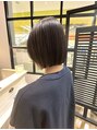 Casita flor 岐阜店【カシータフロル】【3/1 NEW OPEN（予定）】&nbsp;収まりの良いミニボブ。バランスを考えカットします！