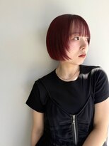 オアシス アン(oasis-un)&nbsp;レッドボブ。モードスタイル