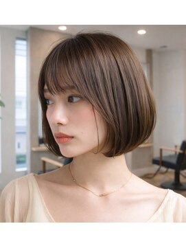 アルー ヘアーデザイン 中山寺店(aluu hair design) ローレイヤーボブ