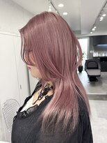 いろあそび 町田 初ブリーチにおすすめ!柔らかピンクベージュ【町田/ダブルカラー