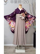きものサロン すずめ屋&nbsp;レンタル番号　卒業袴-20　花蓮　（袴、帯色変更可）