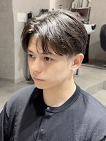 ベモ(NVEMO) メンズニュアンスパーマフェザーパーマセンターパート