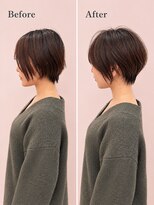 ウォーターリリー(Water Lily)&nbsp;大人ショートボブひし形ショートカットマッシュショート前髪あり