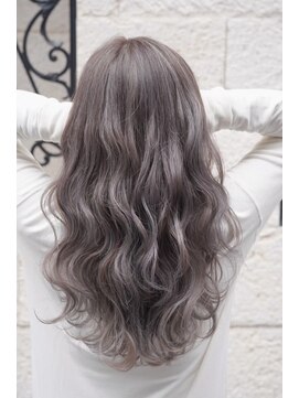 フルール たまプラーザ(Fleur) ペールラベンダーアッシュ/ロング/ツヤ感