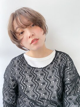 ヘア デザイン ヴェルダ(hair design Verda) マニッシュショート×パープルベージュ◎Yamamoto