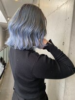 ガルボ ヘアー(garbo hair)&nbsp;#ルシェル #ガルボ #@garbohair_rina  #バレイヤージュ #水色