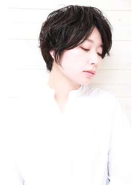 オーシャン(Ocean) ［OCEAN　Hair&Life]黒髪☆春パーマ☆マッシュヘア