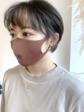 コキュウ(co-kyu) 顔まわり可愛く！前髪インナーカラー