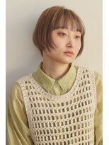 ノイ(neu)&nbsp;個性は丸みショート！オレンジベージュで大人かわいいこなれ感！