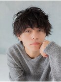 ラフなニュアンスパーマ・くせ毛ショート