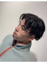 サップ 茨木店(Sup)&nbsp;スパイラルパーマ/センターパート／メンズパーマ/茨木/大阪／