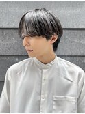 前髪重め◎刈り上げない黒髪韓国マッシュ/ニュアンスパーマ