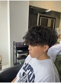 波巻きスパイラルパーマ　波巻きパーマ　スパイラルパーマ