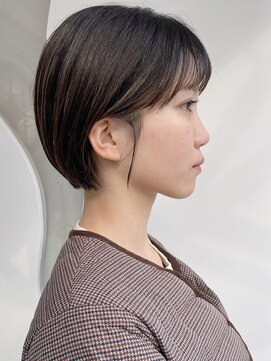 モリオ フロム ロンドン 大宮2号店(morio from London) 【なかじま ひびき】大人かわいいワンレンミニボブ