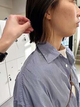 オーシャン(Ocean) ［Ocean Hair&Life 水田］イヤリングカラーベージュで秋カラー☆