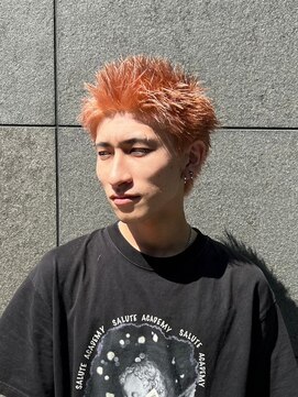 ディフィーノ 赤坂(DIFINO) メンズ/ベリーショート/オレンジカラー