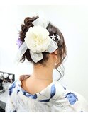 浴衣ヘアアレンジ