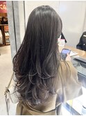 ロングレイヤーハッシュカットミディアムヘアフェイスレイヤー