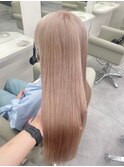 髪質改善ストレート_縮毛矯正×ダメージレスハイトーン_ブリーチ