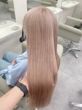 ラベル 渋谷(LAVEL) 髪質改善ストレート_縮毛矯正×ダメージレスハイトーン_ブリーチ