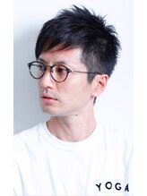 エイル(AILE) MEN'S HAIRスパイキーショートビジネススタイルブルーブラック