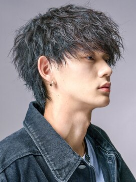 リップス レイ ギンザ(LIPPS Ray GINZA) サトウカズマ（パーマ特化チーム）によるツイスパミニウルフ