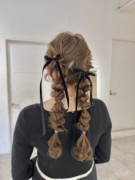 ジュベ(juve.) 【大分 juve.】10代20代30代必見！◎ツイン編み下ろし☆