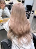 ミルクティー/ハイトーン/髪質改善/レイヤーカット