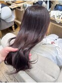 暖色カラー　ピンクブラウン　くすみピンク　艶髪　TS-82