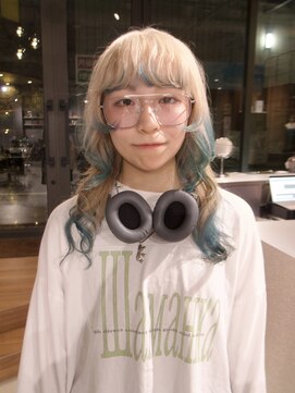 ユルクメゾンシティ 名古屋(JURK MAISON CITY) ホワイトベージュ×ミントブルー　デザインカラー