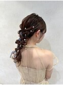 【kana】藤沢ヘアセット/藤沢アレンジ/編みおろしヘア