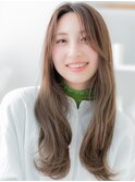 ★かきあげ前髪韓国風巻きゆるふわニュアンスパーマ20代30代★1