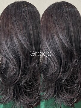 ジーナ 梅田(Zina) 透明感/グレージュカラー/ベージュ/ダブルカラー/kyoka