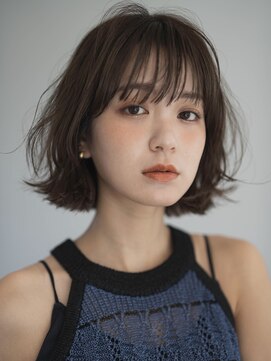 シエカ(CIECA.) 小顔/オリーブグレー/ココアベージュ/黒髪/レイヤー